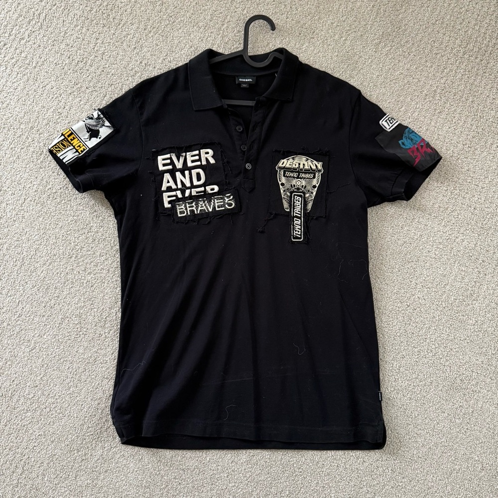 Diesel T-Shirt with patch work M